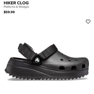 Crocs hiker clogs
